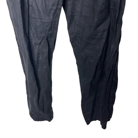 Luxmii Piega 100% Linen Pleated front Trouser in Black sz XS - Picture 6 of 10